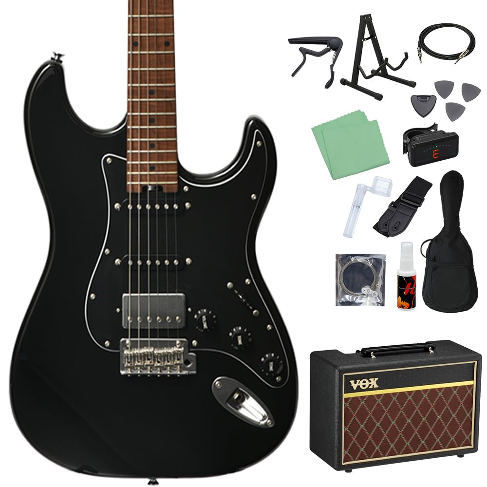 Amazon | Bacchus BSH-850/RSM エレキギター初心者14点セット 【VOX